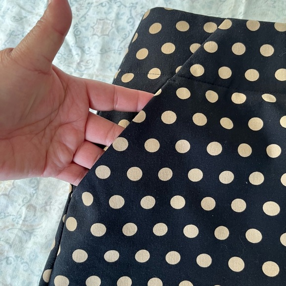 LOFT Black and‎ Tan Mini Pencil Skirt Night Out - Picture 8 of 9